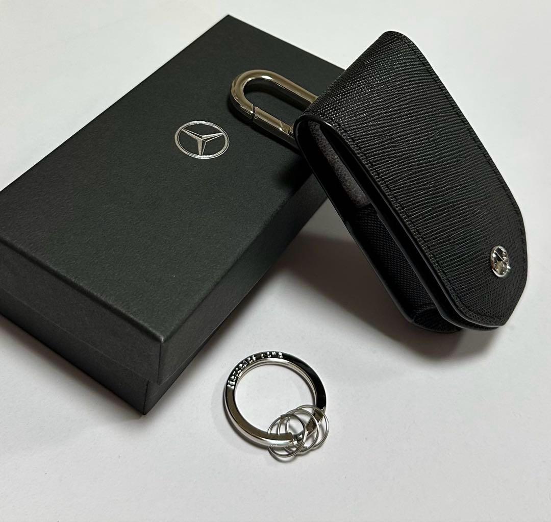 メルセデス・ベンツ 純正 キーカバー フラップ ブラック キーケース