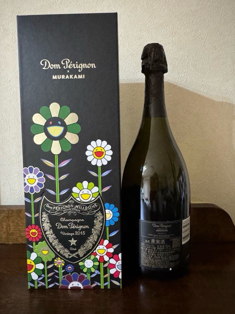 ドン・ペリニヨン・ヴィンテージ 2015 村上隆限定750ml 箱・紙袋付き