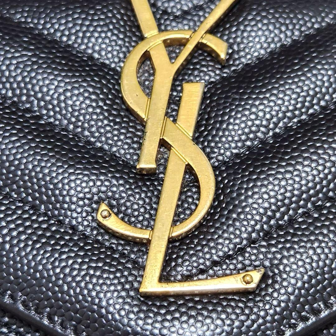 ✨極美品✨サンローラン　長財布　フラップ　カサンドラ　ブラック　キャビアスキン