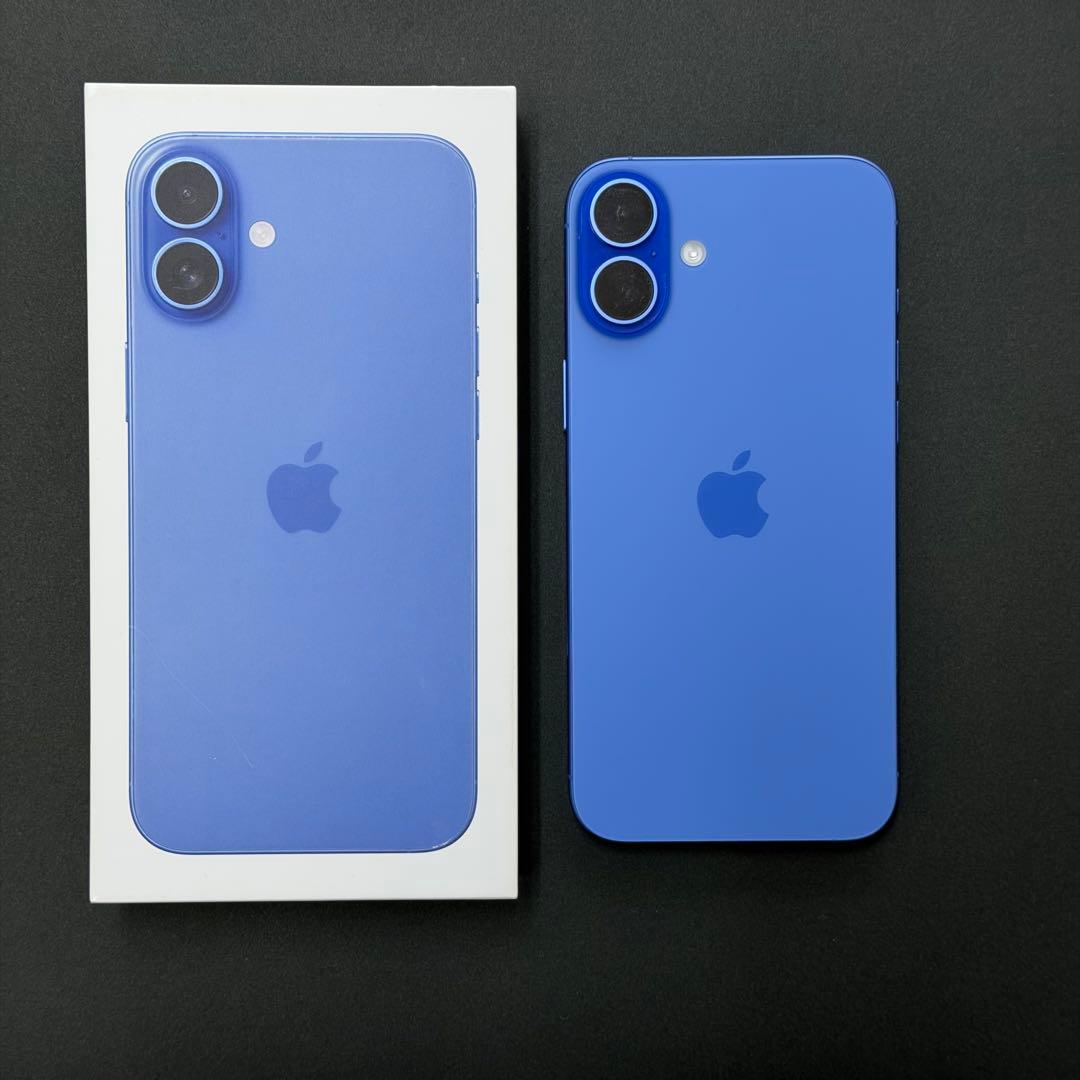 極美品 iPhone16 Plus 256GB SIMフリー ウルトラマリン