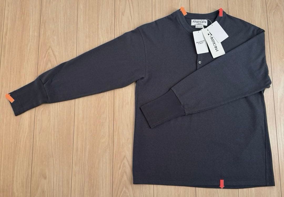 【新品】AMERICANA/アメリカーナ LONGSLEEVE Tシャツ