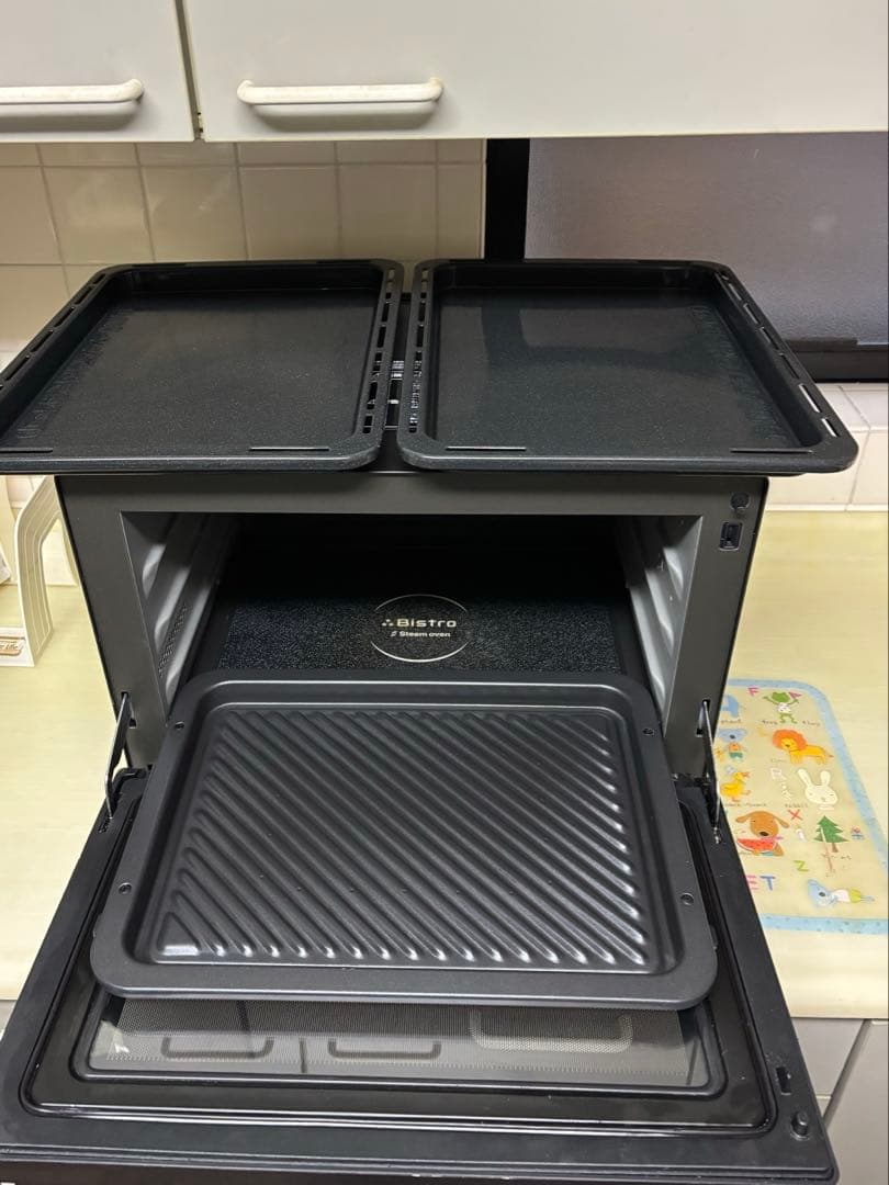 延長値下げ！パナソニック 3つ星ビストロ スチームオーブンレンジ付属品3枚付き