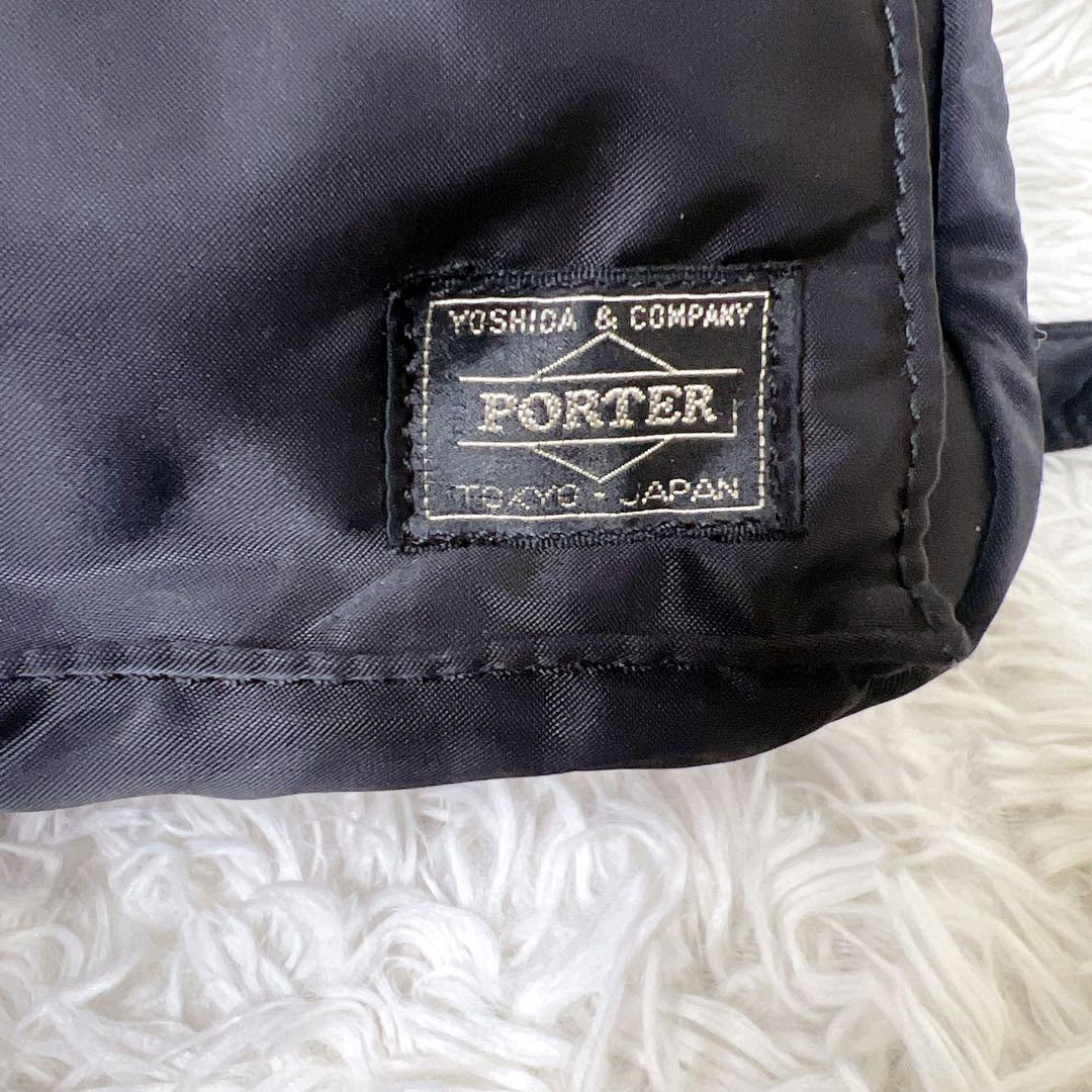 PORTER TANKER 2層式 ナイロン ショルダーバッグ y2k