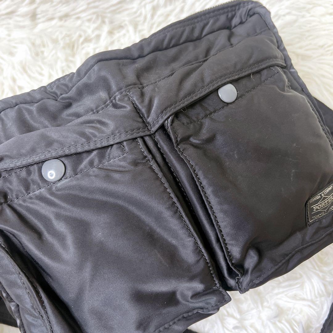 PORTER TANKER 2層式 ナイロン ショルダーバッグ y2k