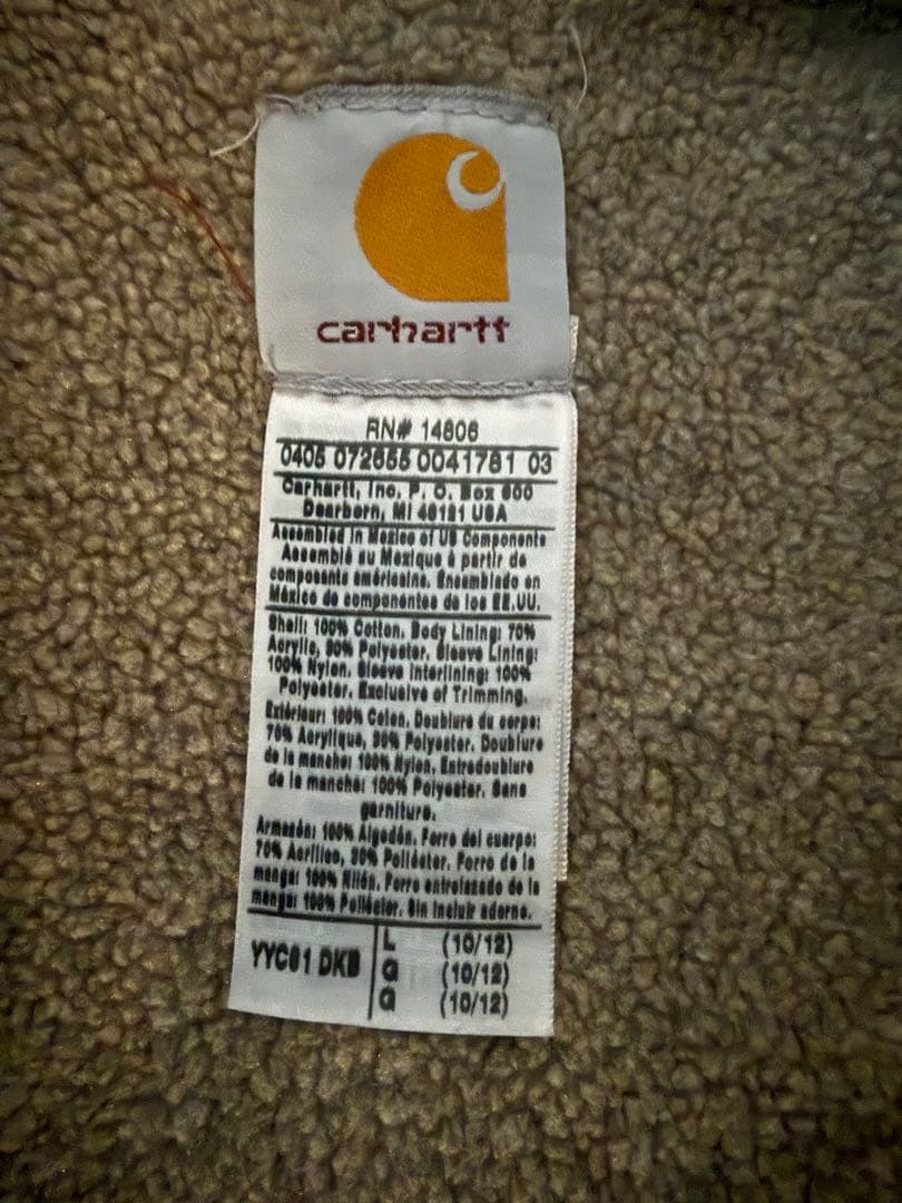 D*a様 Carhartt 90sトラディショナルジャケット神フェード