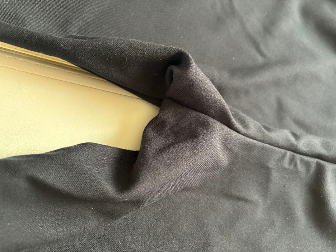 【OUR】LEE別注　洗える裏起毛のあったかテーパードパンツ　ネイビー