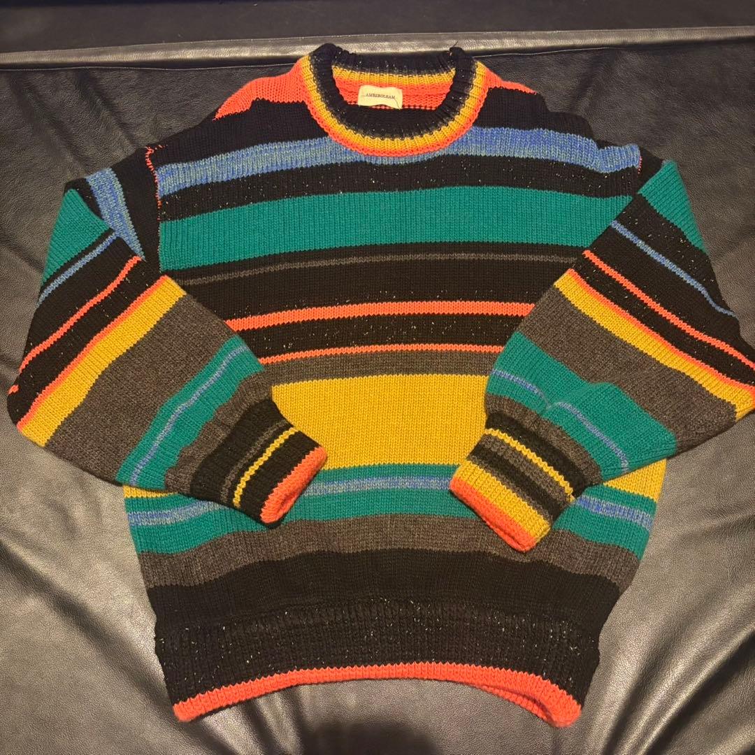 新品 AMBERGLEAM レインボーウールセーター ニット