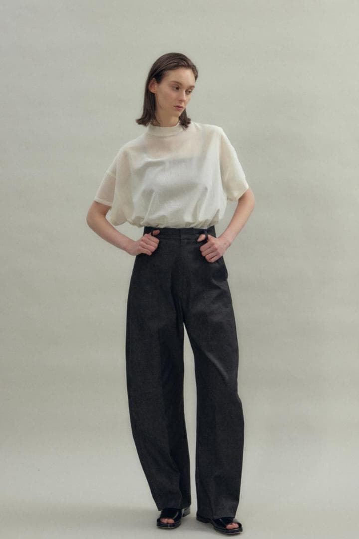 FLORENT コージーデニムバレルパンツ