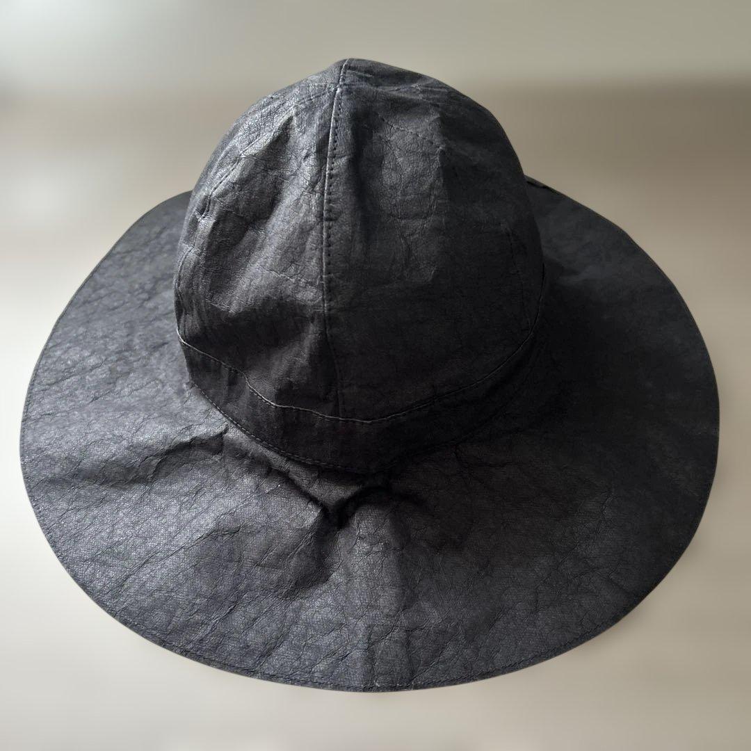 COMME des GARÇONS SCHA ペーパー ハット ブラック