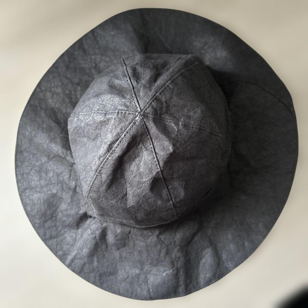 COMME des GARÇONS SCHA ペーパー ハット ブラック