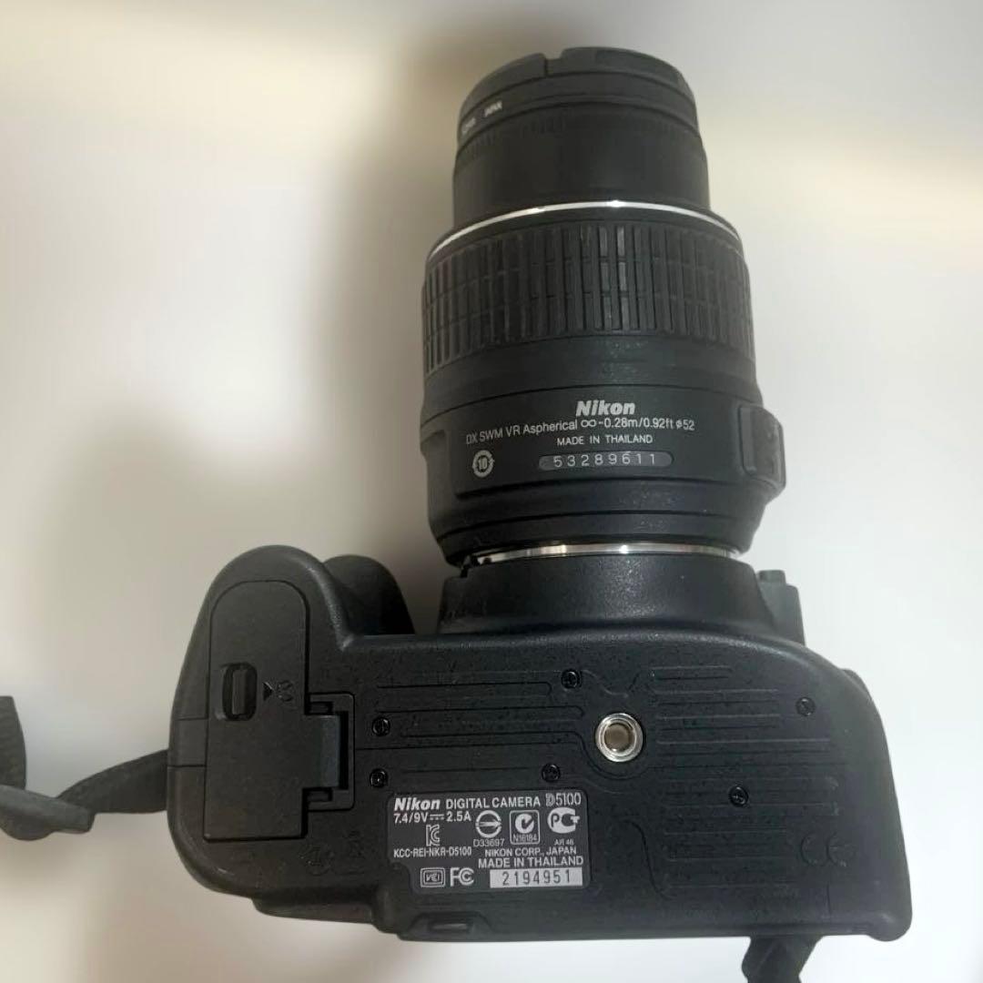 Nikon ニコン D5100 18-55 VR レンズキット　一眼レフ
