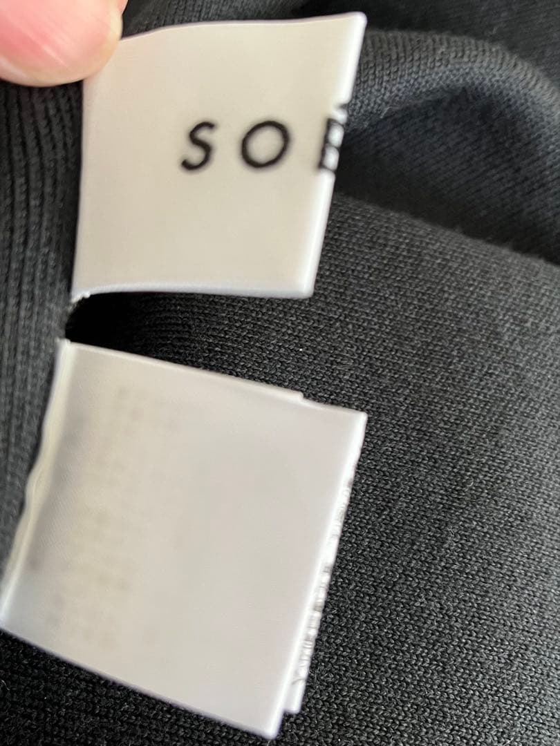 soeju ソージュ　ウール混ニットジレ　チャコール１回着　美品