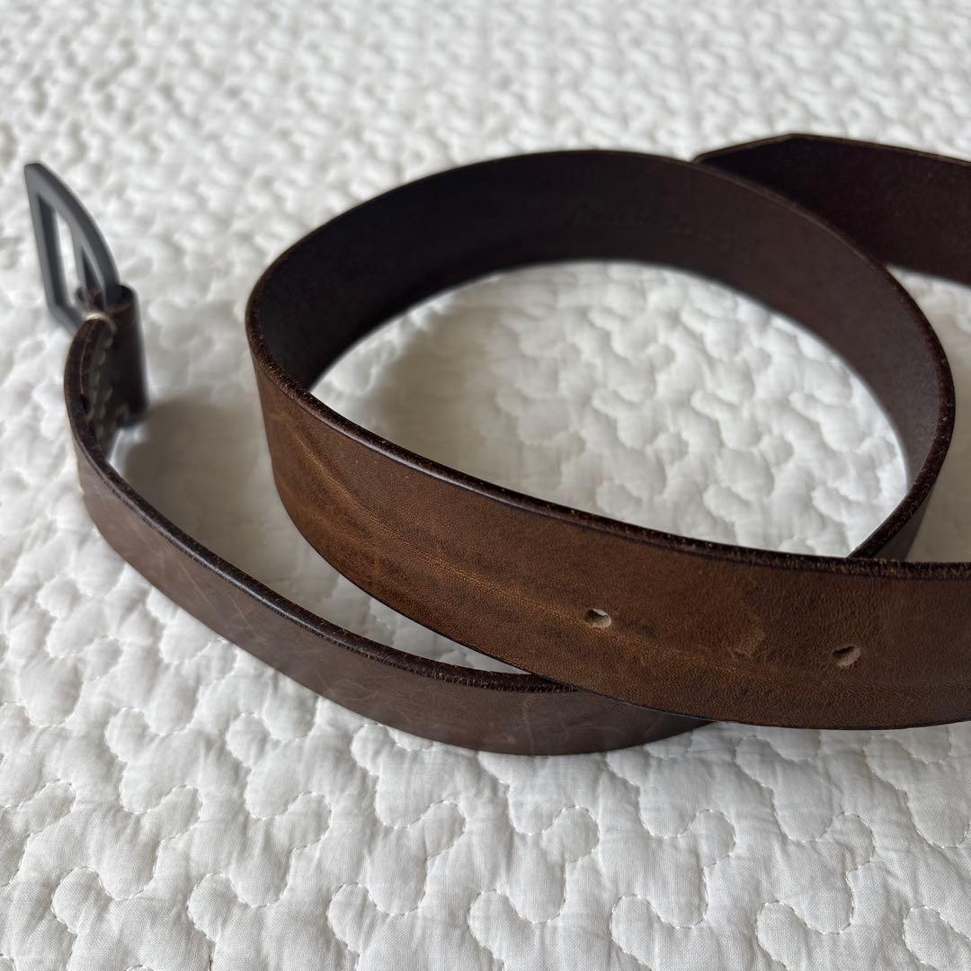 45R ヴィンテージレザーの45星ベルト