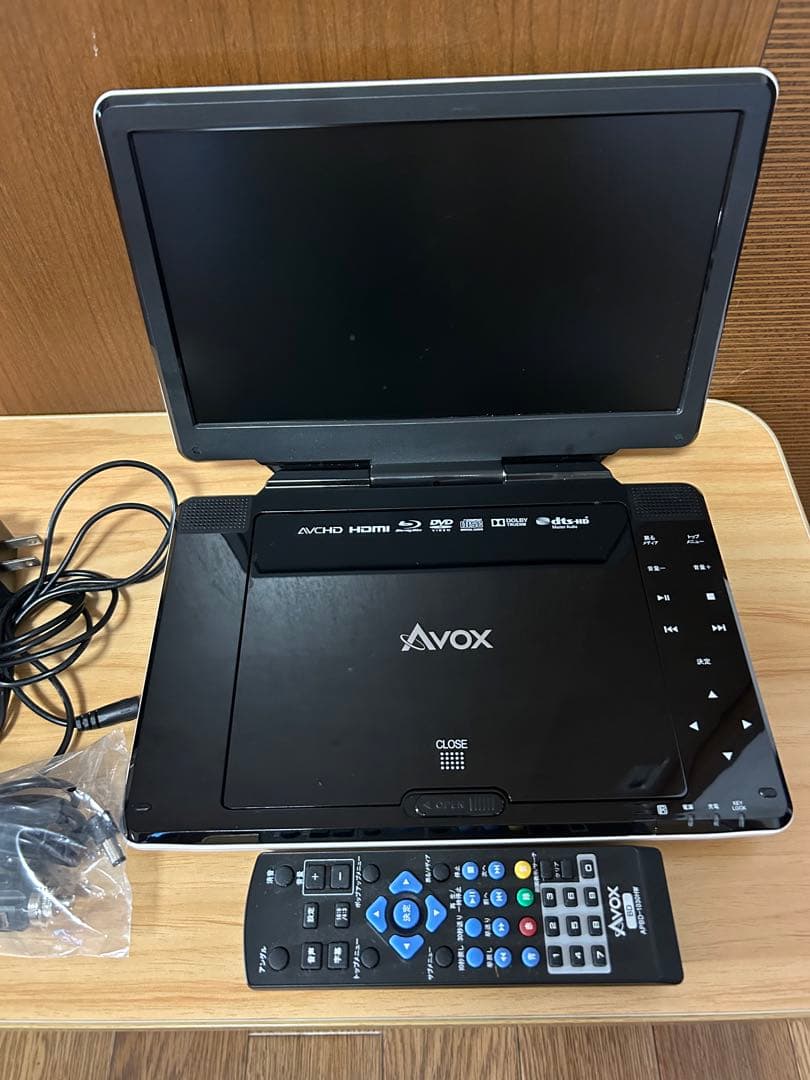 Avox ブルーレイプレーヤー リモコン付き 美品