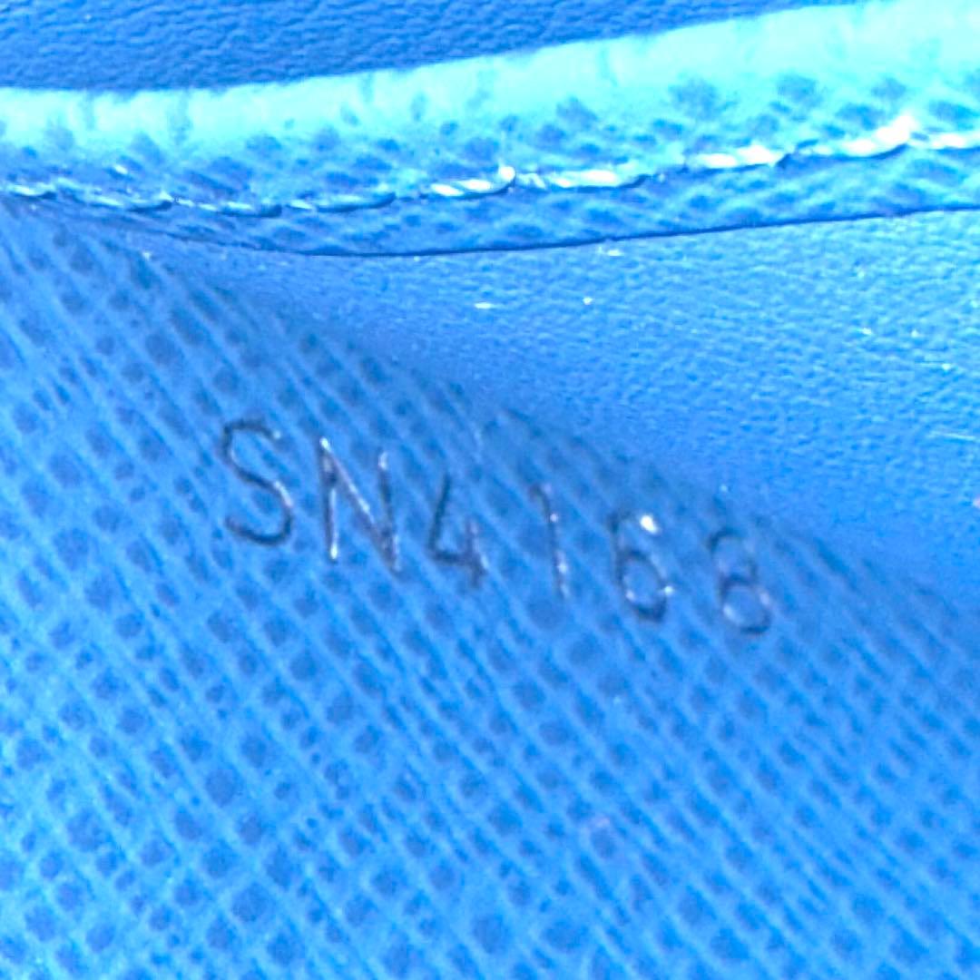 未使用✨ LOUIS VUITTON ジッピー パース アンディゴブルー