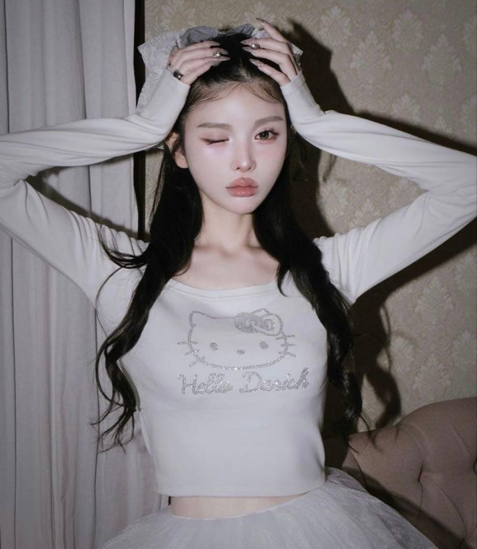 【　完売品　】Hello Darich コンパクトロングTシャツ