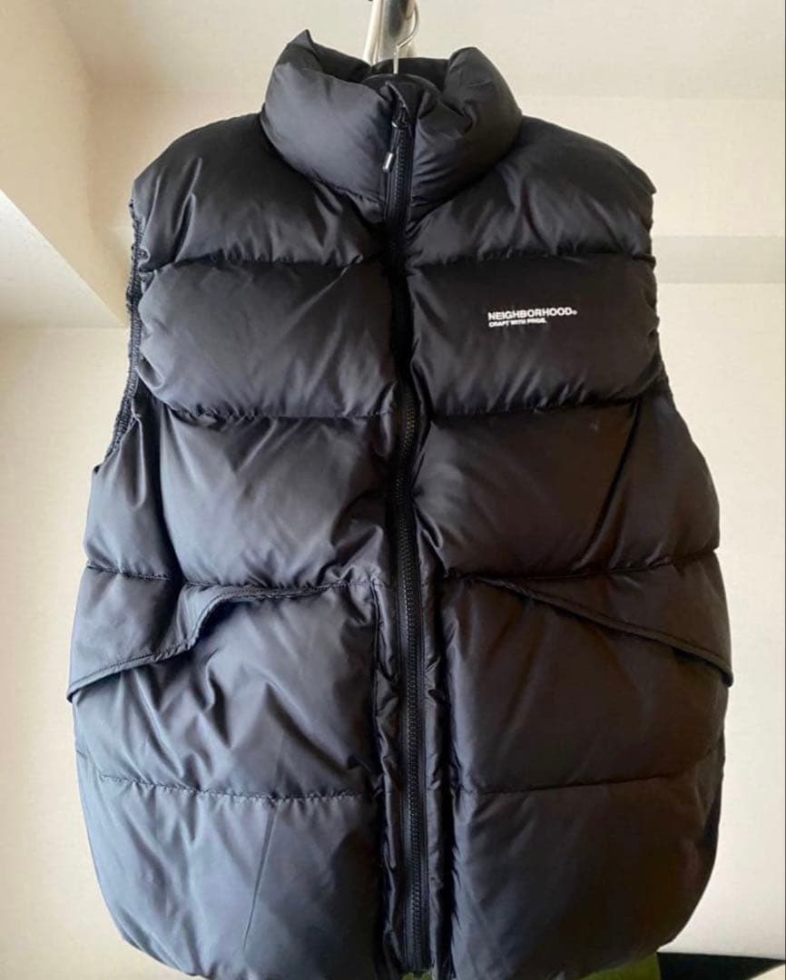美品 neighborhood ダウンベスト L 早い者勝ち