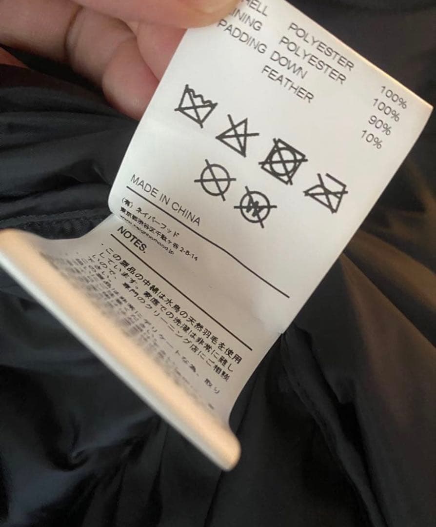 美品 neighborhood ダウンベスト L 早い者勝ち