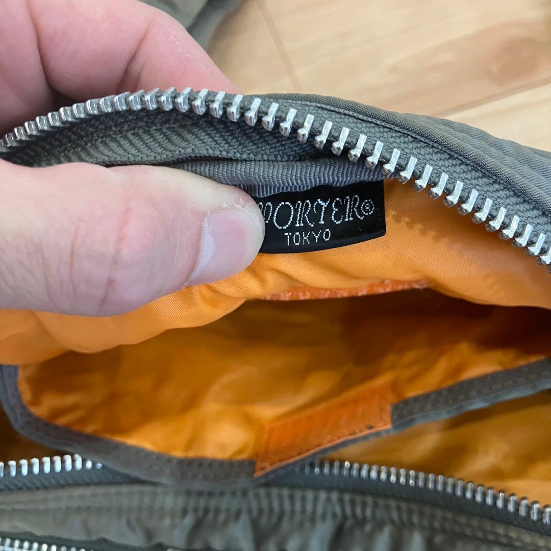 PORTER カーキ ショルダーバッグ