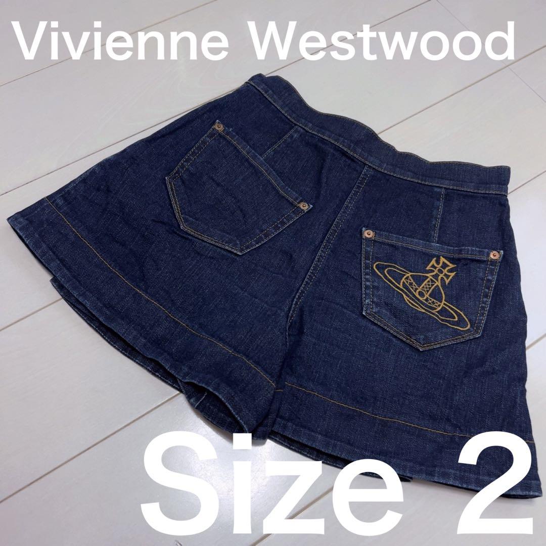 ☆Vivienne Westwood☆【美品】インディゴデニムミニスカート♡