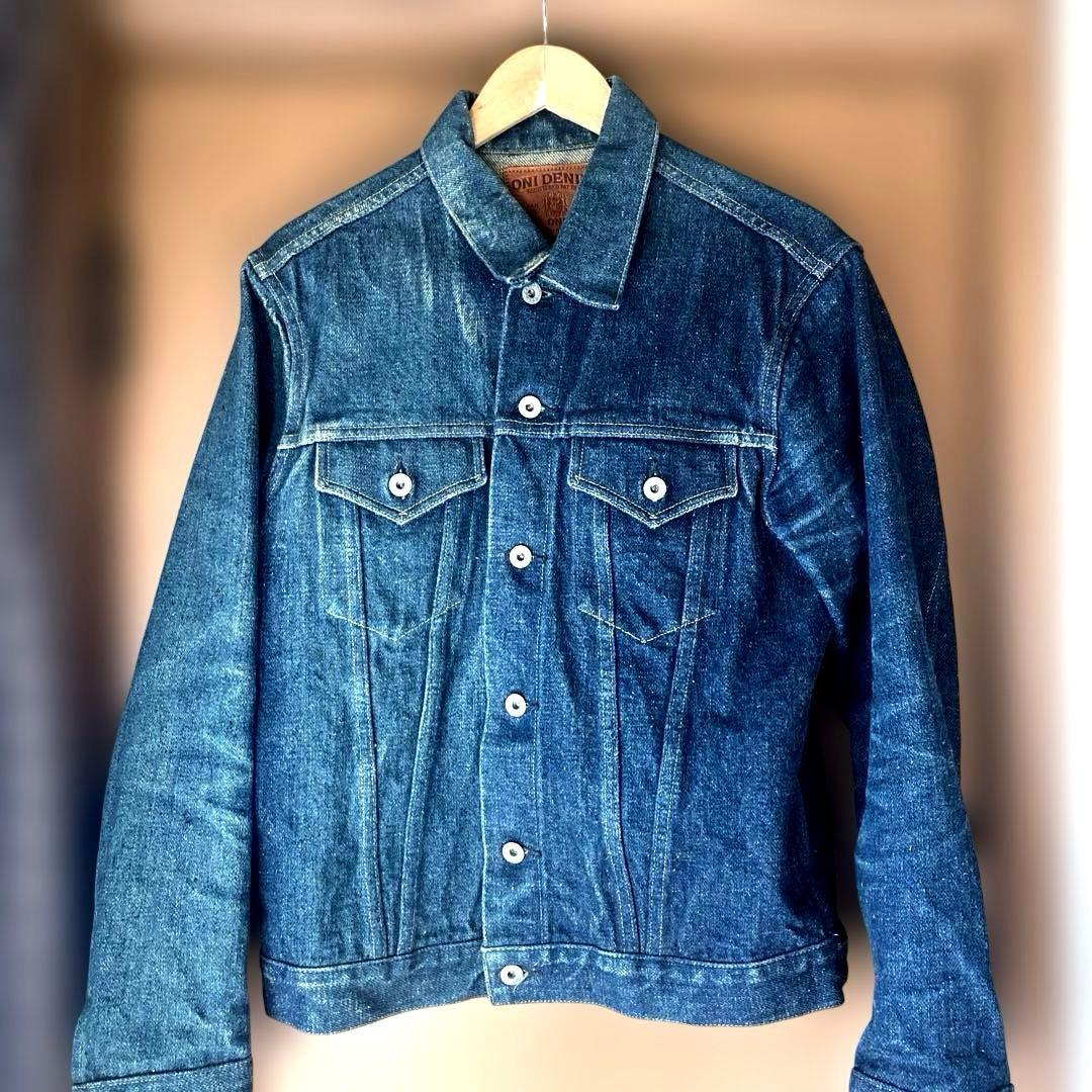 ONI DENIM 鬼デニム　デニムジャケット　インディゴ Gジャン