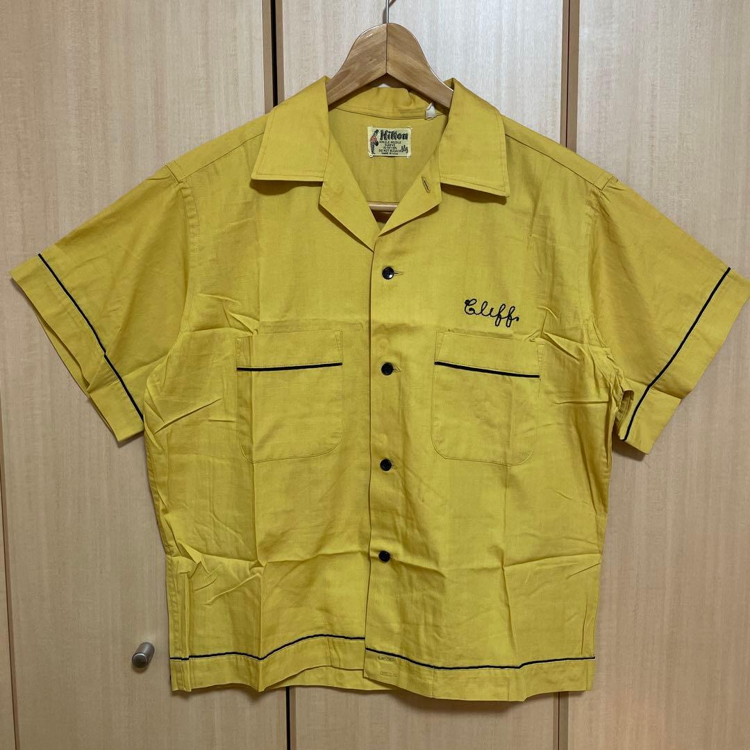 USA製 60s Hilton ボウリングシャツ ヴィンテージ ガレージ系