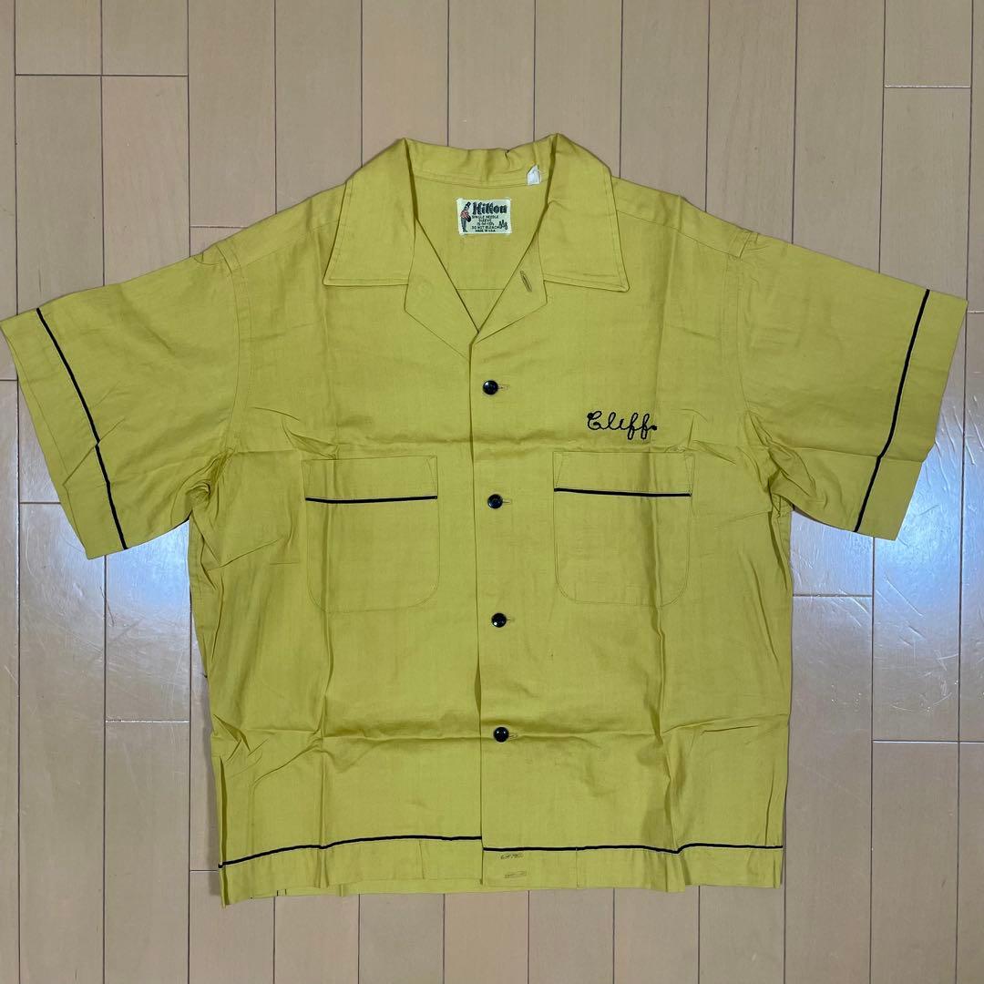 USA製 60s Hilton ボウリングシャツ ヴィンテージ ガレージ系