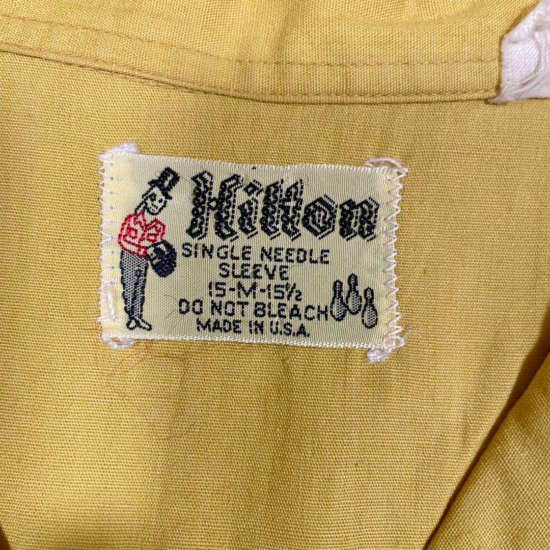USA製 60s Hilton ボウリングシャツ ヴィンテージ ガレージ系