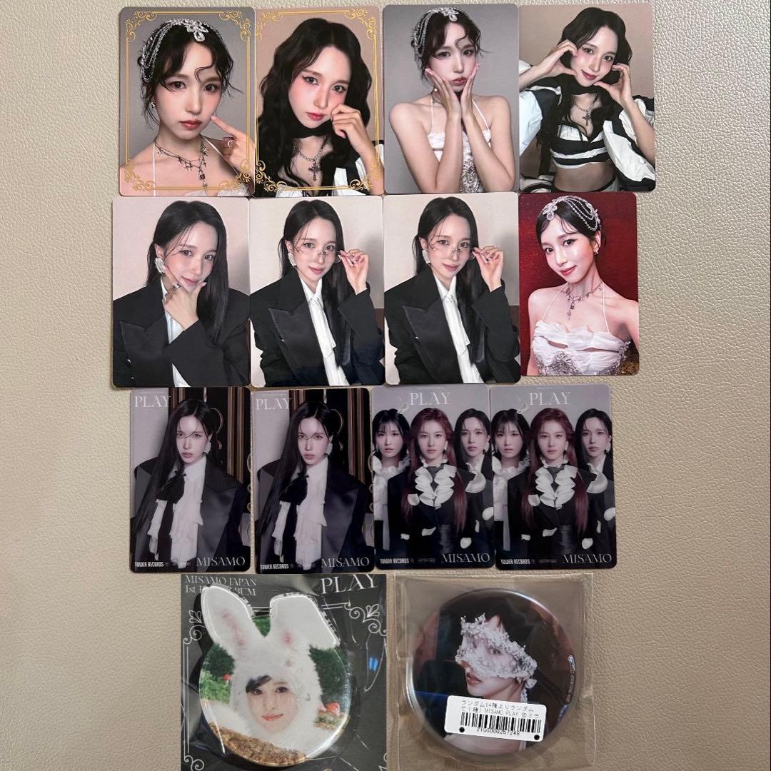 twice misamo ミサモ play トレカ ラキドロ ミナ コンプ箔押し