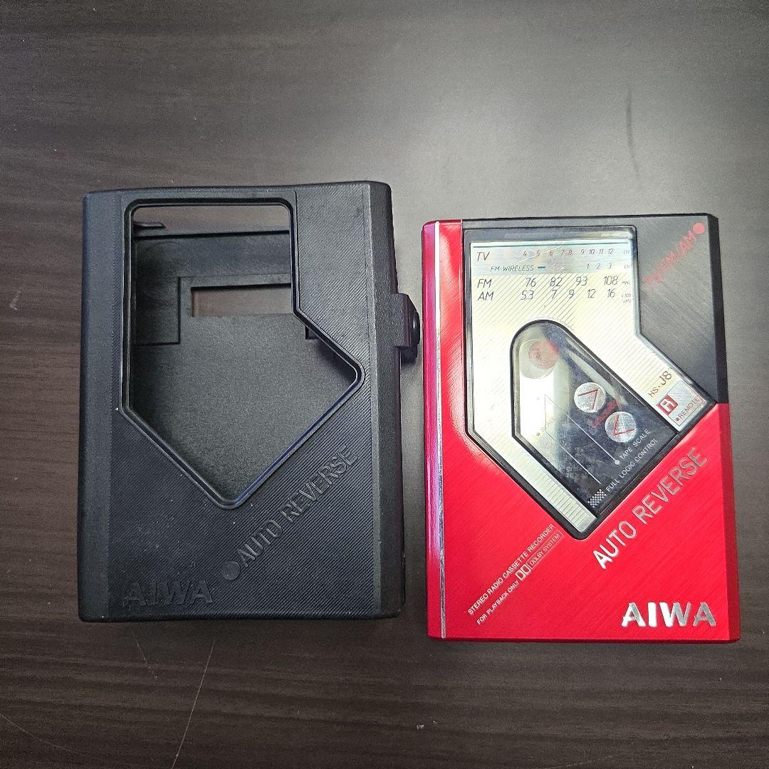 希少　アイワ カセットレコーダー HS-J8 カバー付き