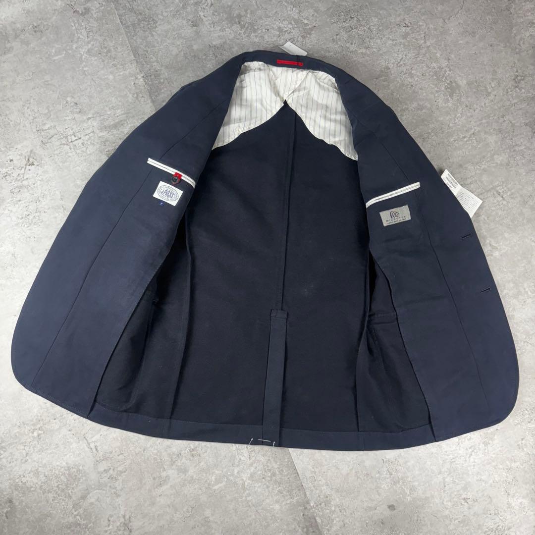未使用品　ジェイプレス　J.PRESS テーラードジャケット　L ネイビー　綿