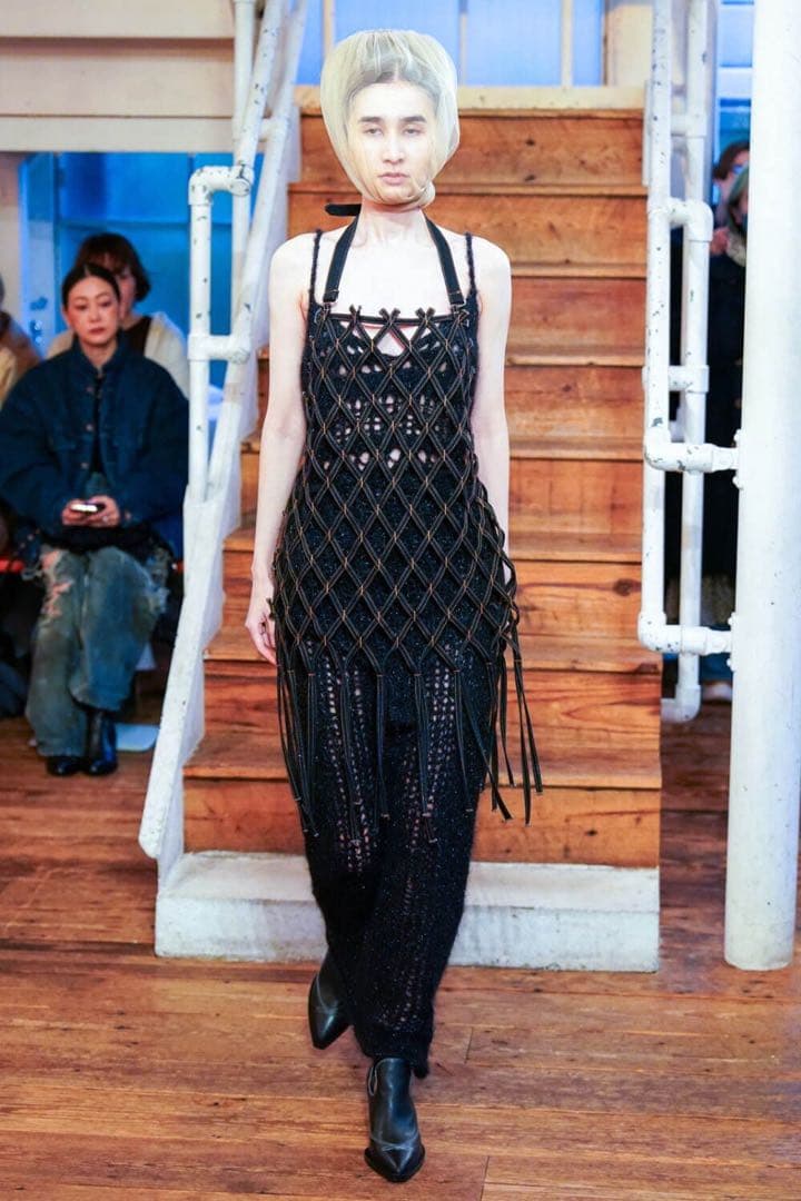 【新品未使用】chika kisada デニム　エプロン　ベスト　チカキサダ