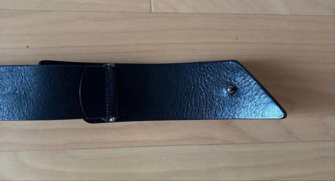 Jean Paul Gaultier ブラックレザーベルト