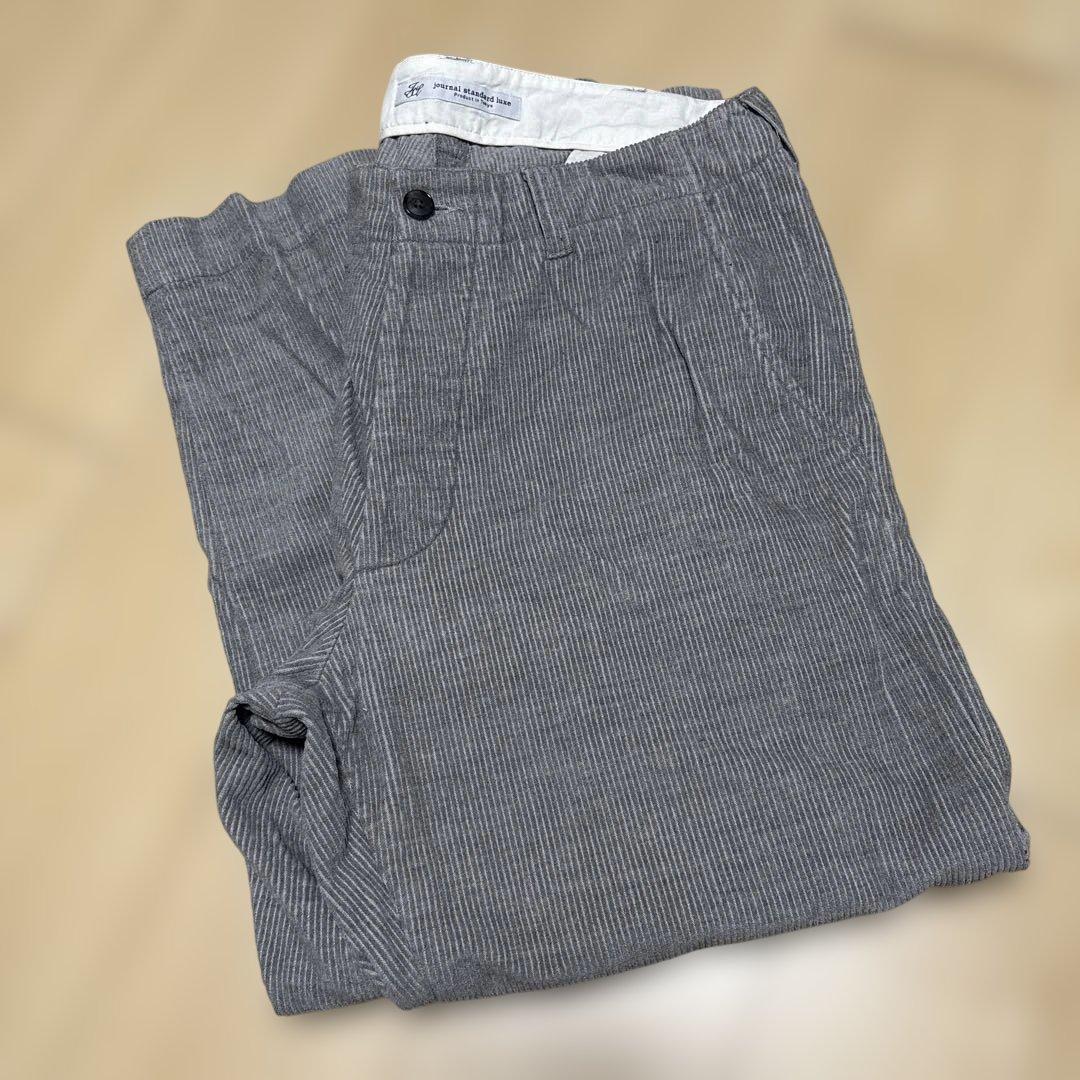 journal standard luxe コーデュロイパンツ Lサイズ グレー