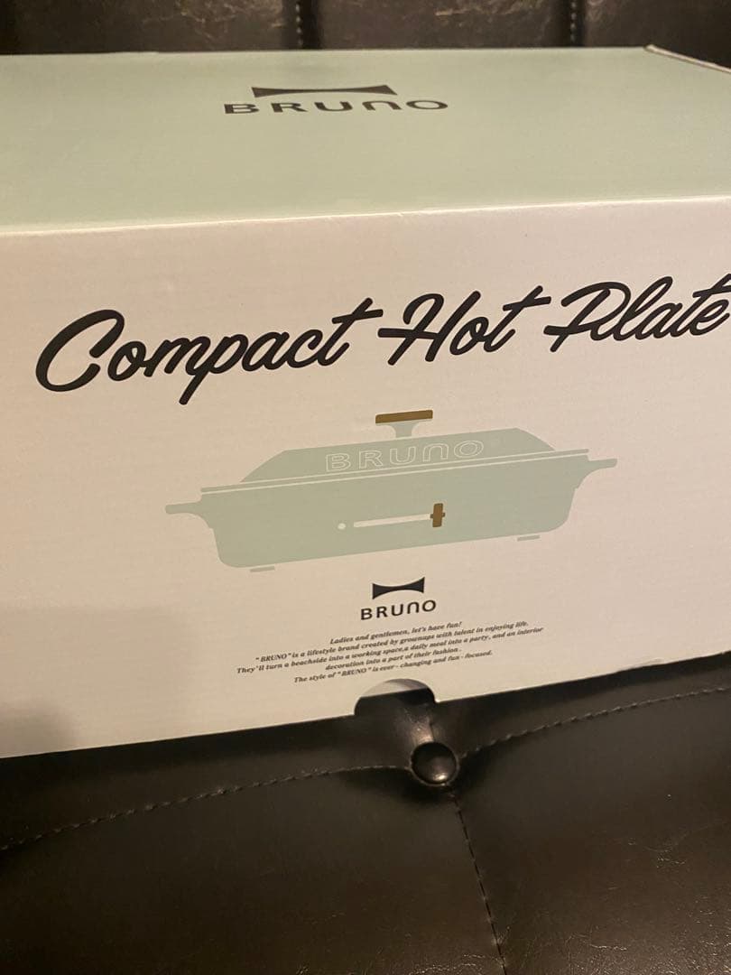 新品★BRUNOコンパクトホットプレート セラミックコート鍋セットブルーグレー