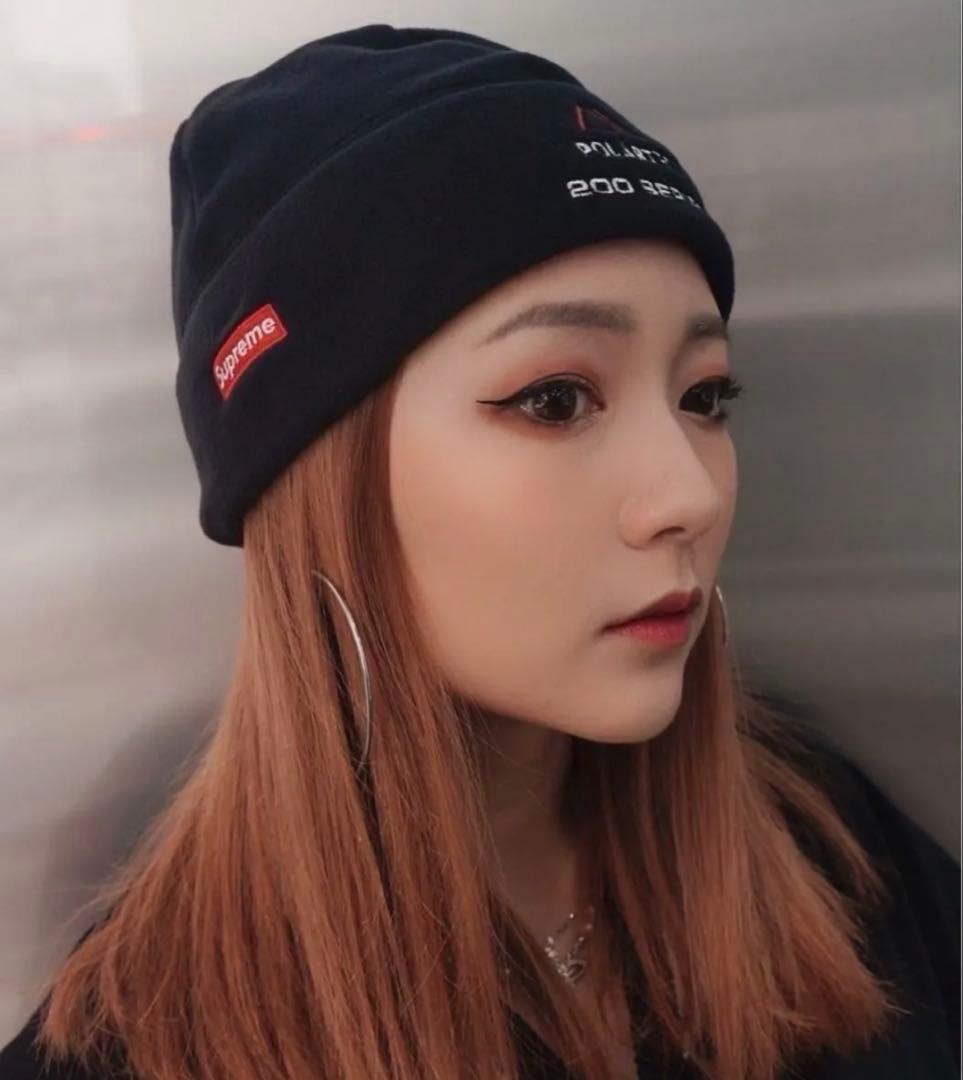 25FW Supreme Polartec® Sport Beanie ブラック