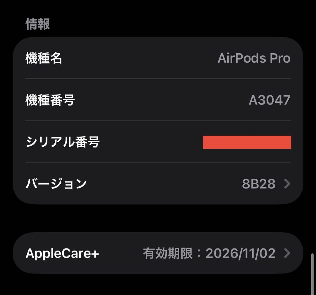 Apple AirPodsPro2 USBC版