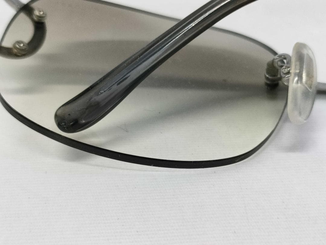 BVLGARI リムレス サングラス グラデレンズ 59□16 130 d123