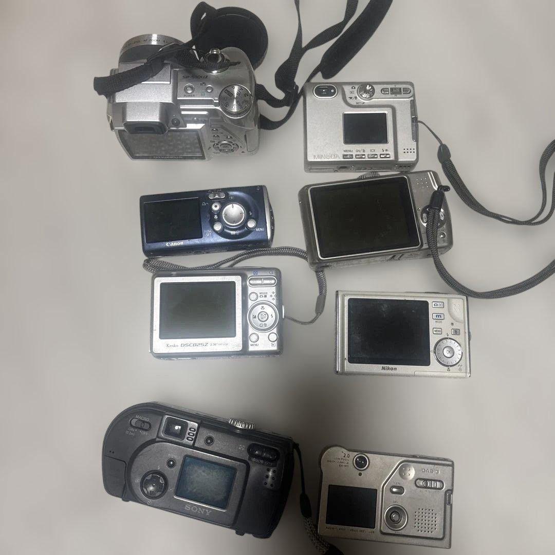 コンパクトデジタルカメラ 8台セット