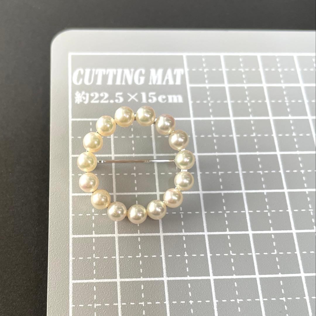 ミキモト　パールブローチ　あこや真珠　入学式　卒業式　ベビーパール　コサージュ