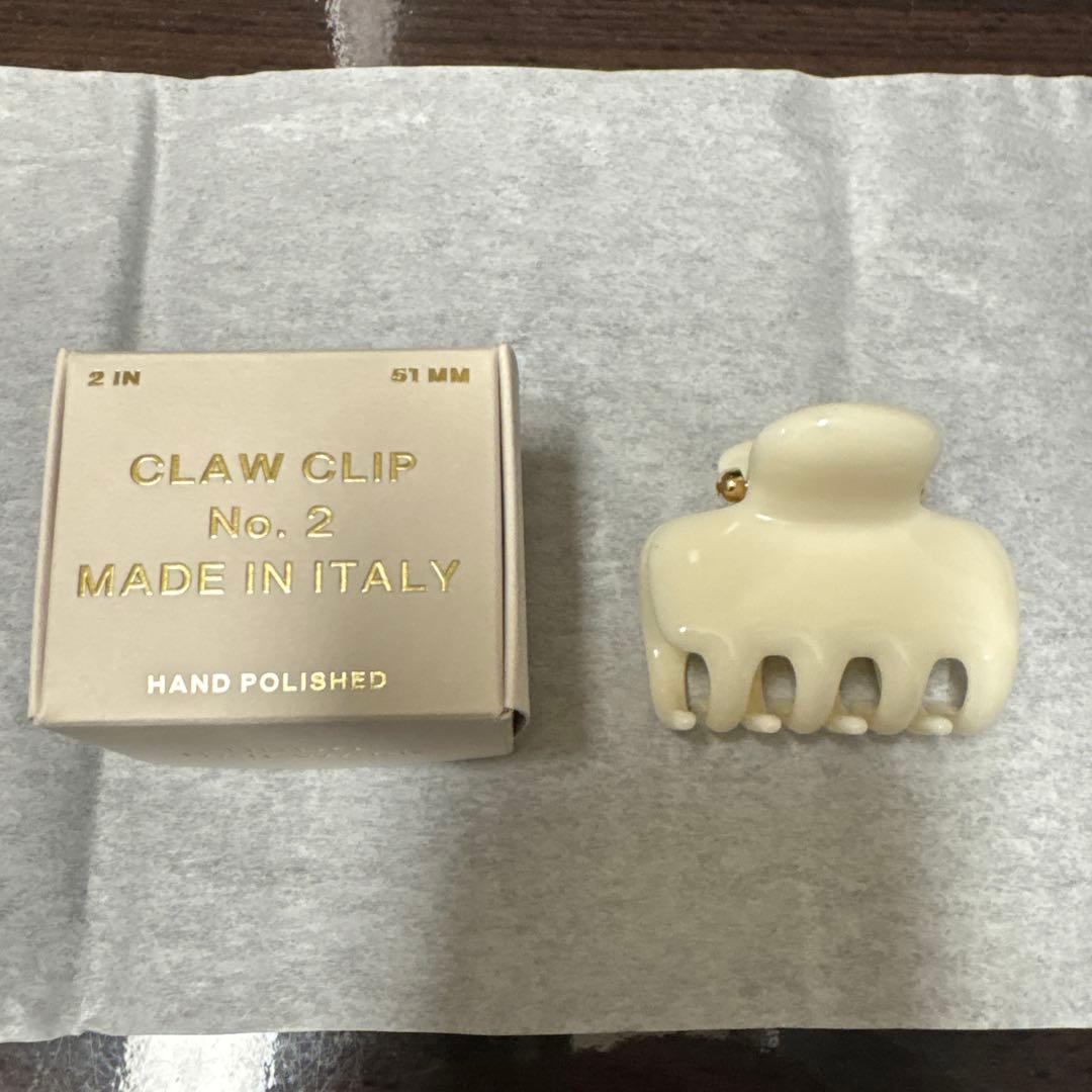 【Undo Hairware】No. 2 Claw クリップ アイボリー