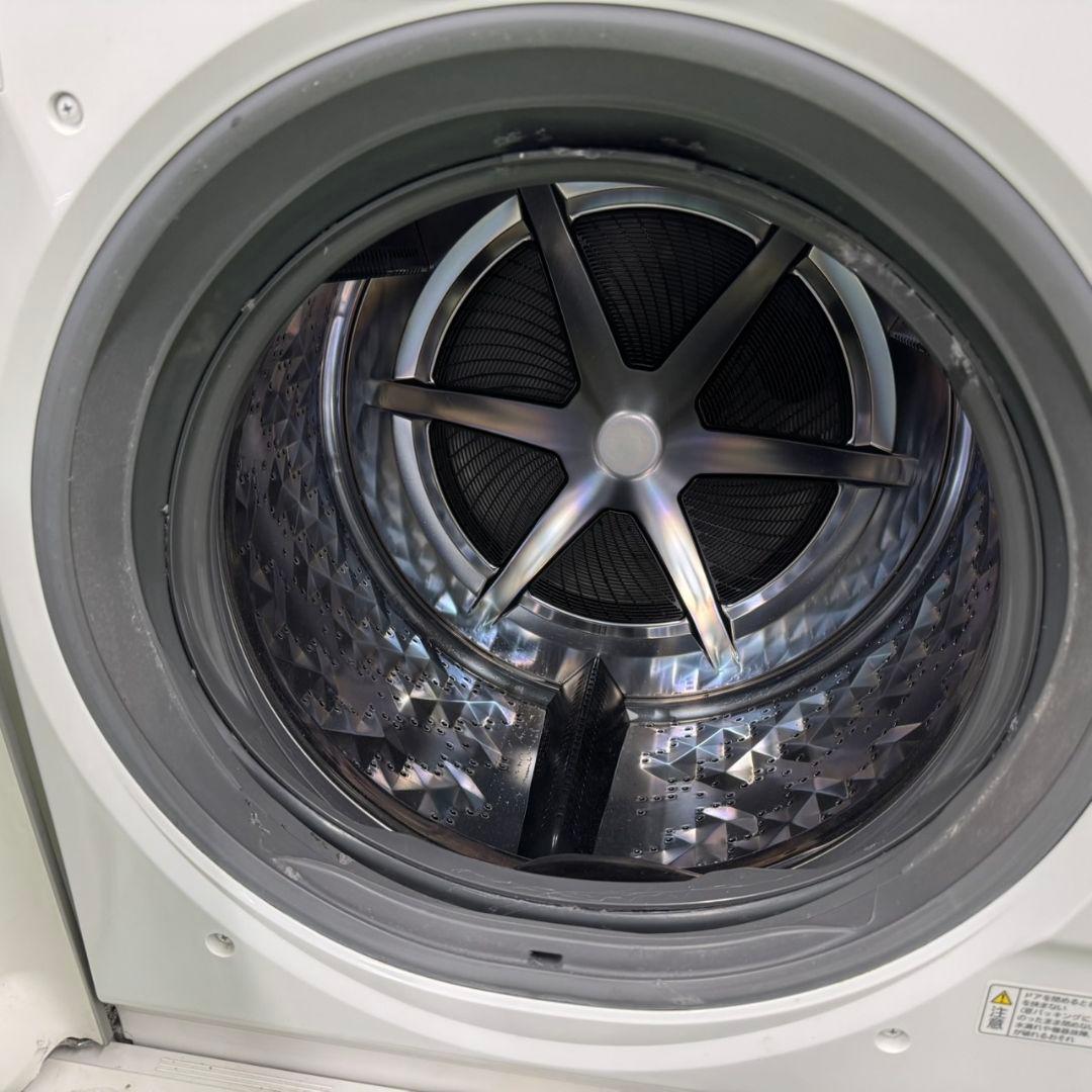 181 洗濯機　ドラム式　容量10キロ　乾燥3キロ　左開き　美品　キューブル