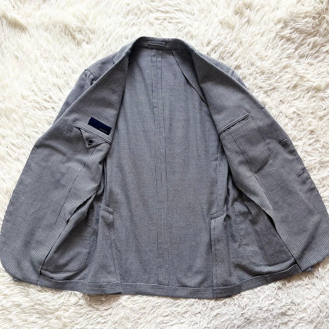 <美品>LARDINI 春夏 コットンリネン ジャケット サイズ52