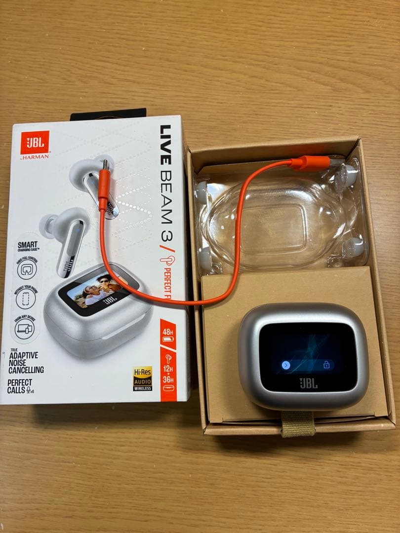 JBL LIVE BEAM 3 ワイヤレスイヤホン 消毒済み