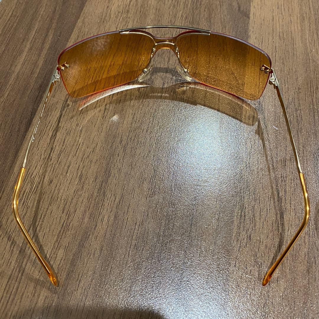 Christian Dior ゴールドシールドサングラス