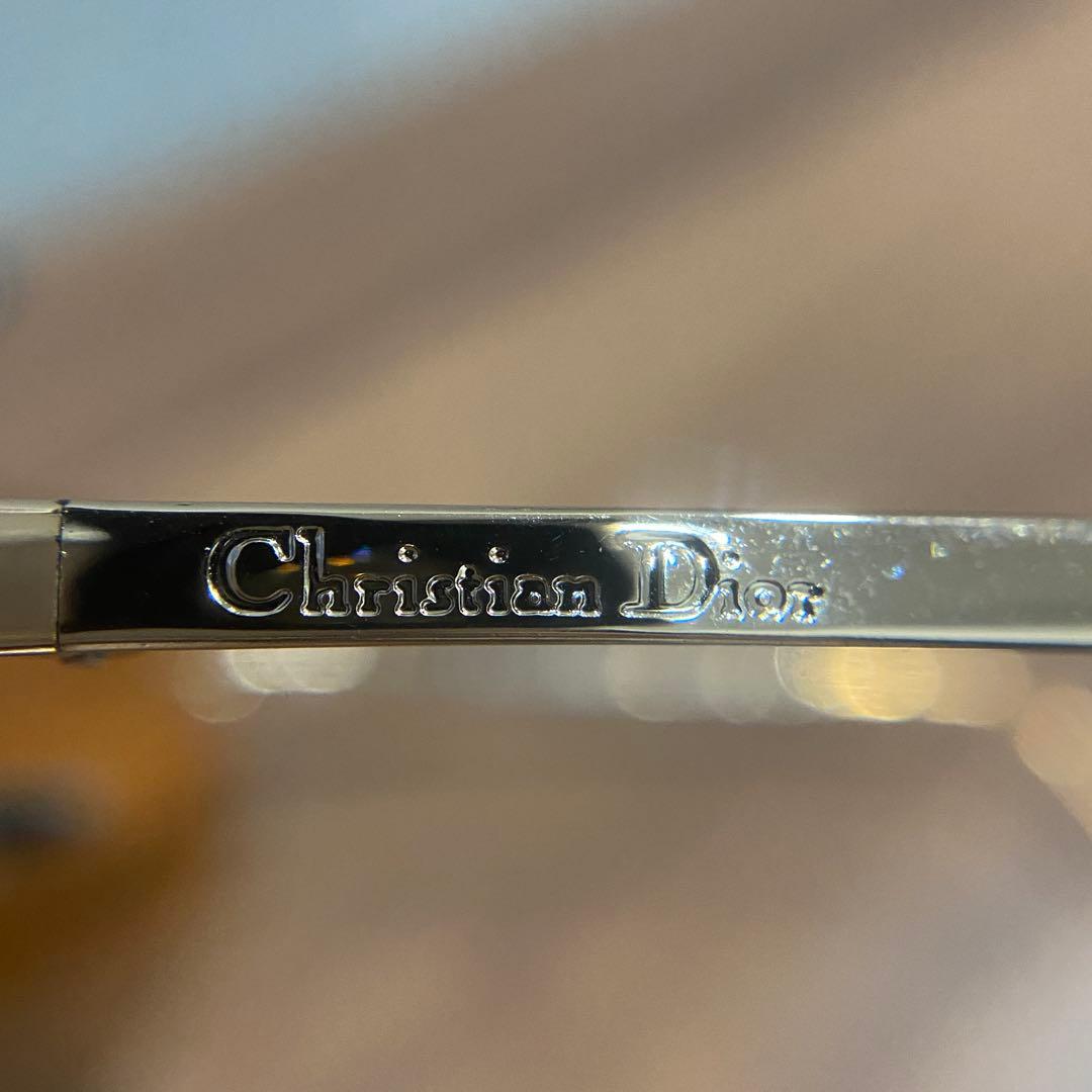 Christian Dior ゴールドシールドサングラス