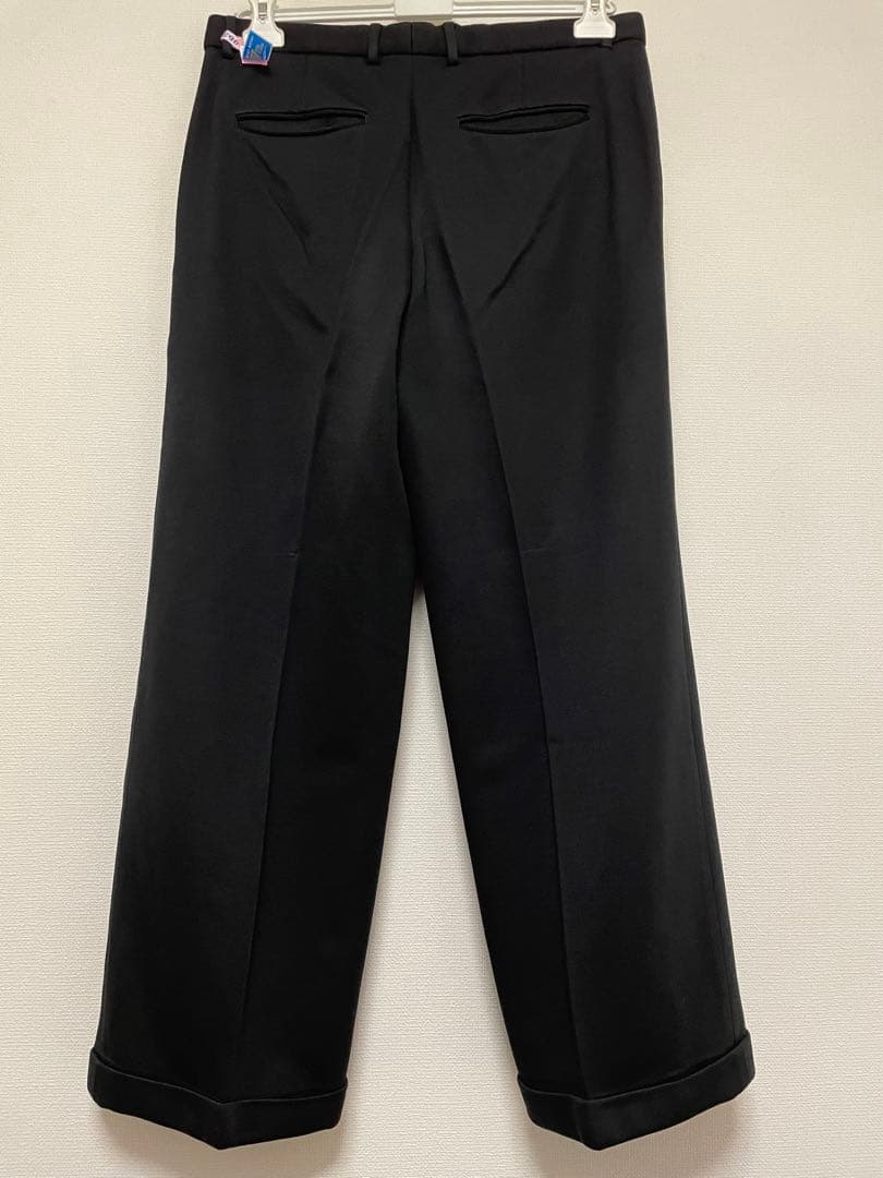 レーヨン  Gianni Versaceワイドパンツスペアボタン付き