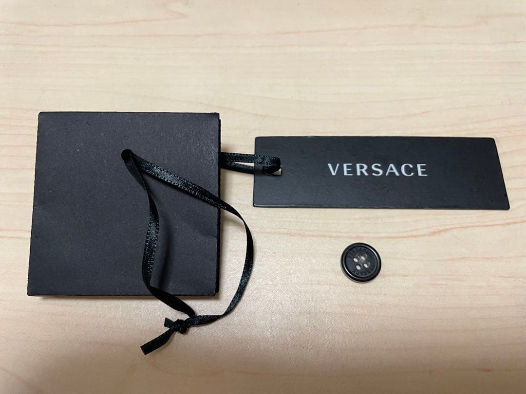 レーヨン  Gianni Versaceワイドパンツスペアボタン付き