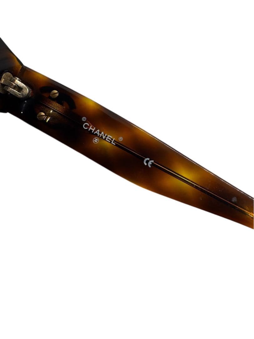 CHANEL ココマーク 02462 91235 べっ甲調 サングラス