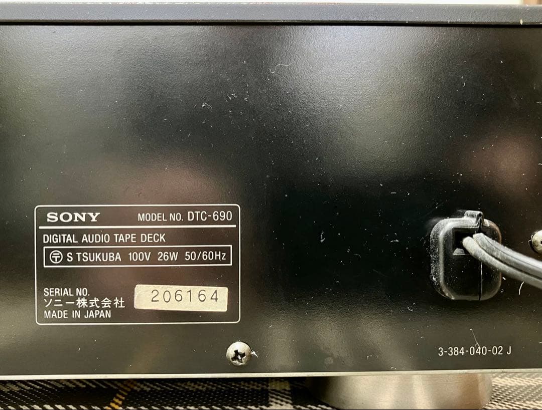 SONY DTC-690 DATデッキ 動作品
